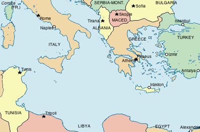 Albania map